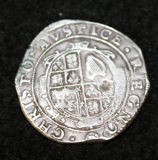 A Charles I silver half crown, 1641-43,